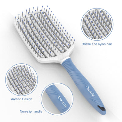 Large Flexi Detangling Brush - Nylon Bristles
