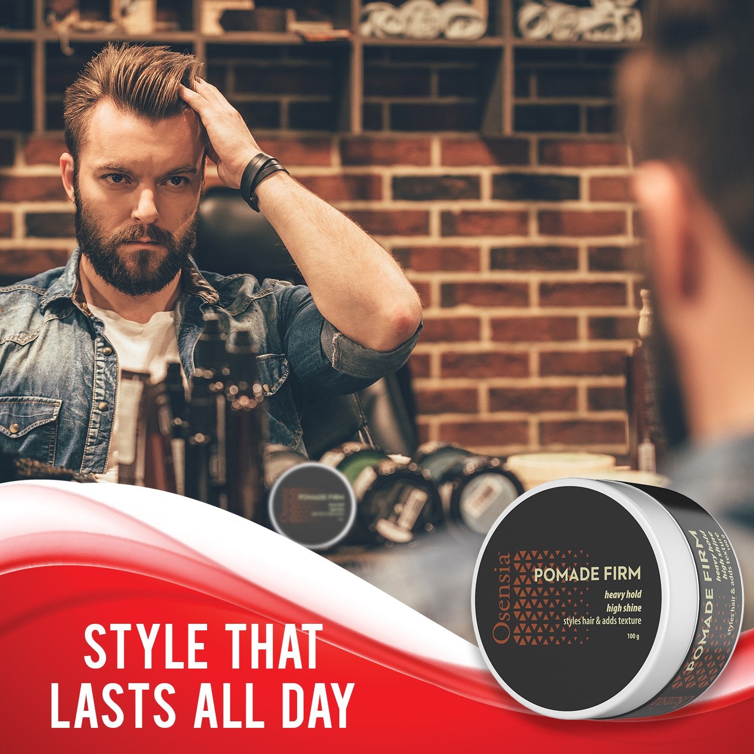 Pomade Firm Strong Hold 3.4oz