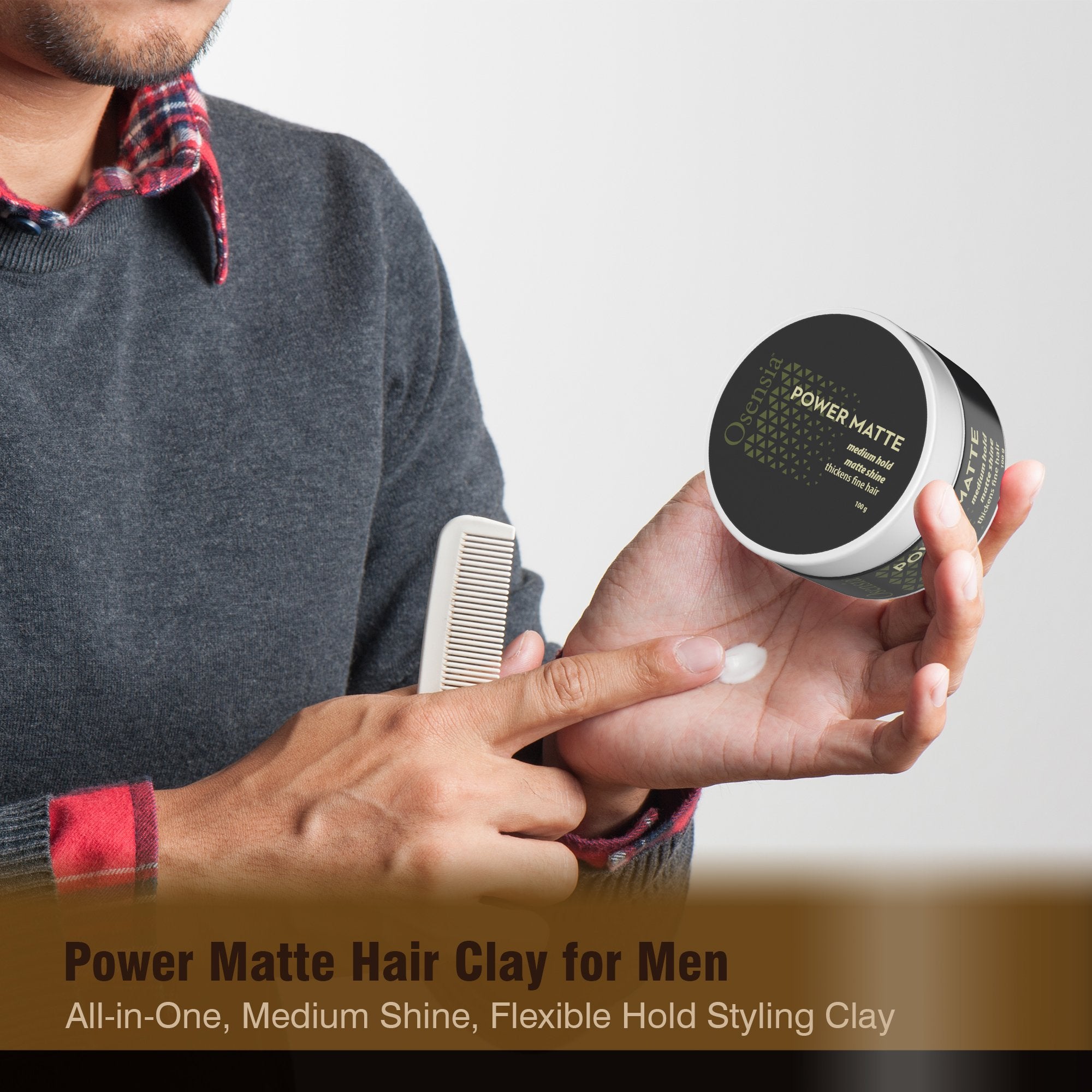 Power Matte Hair Clay 3.4oz