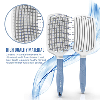 Large Flexi Detangling Brush - Nylon Bristles