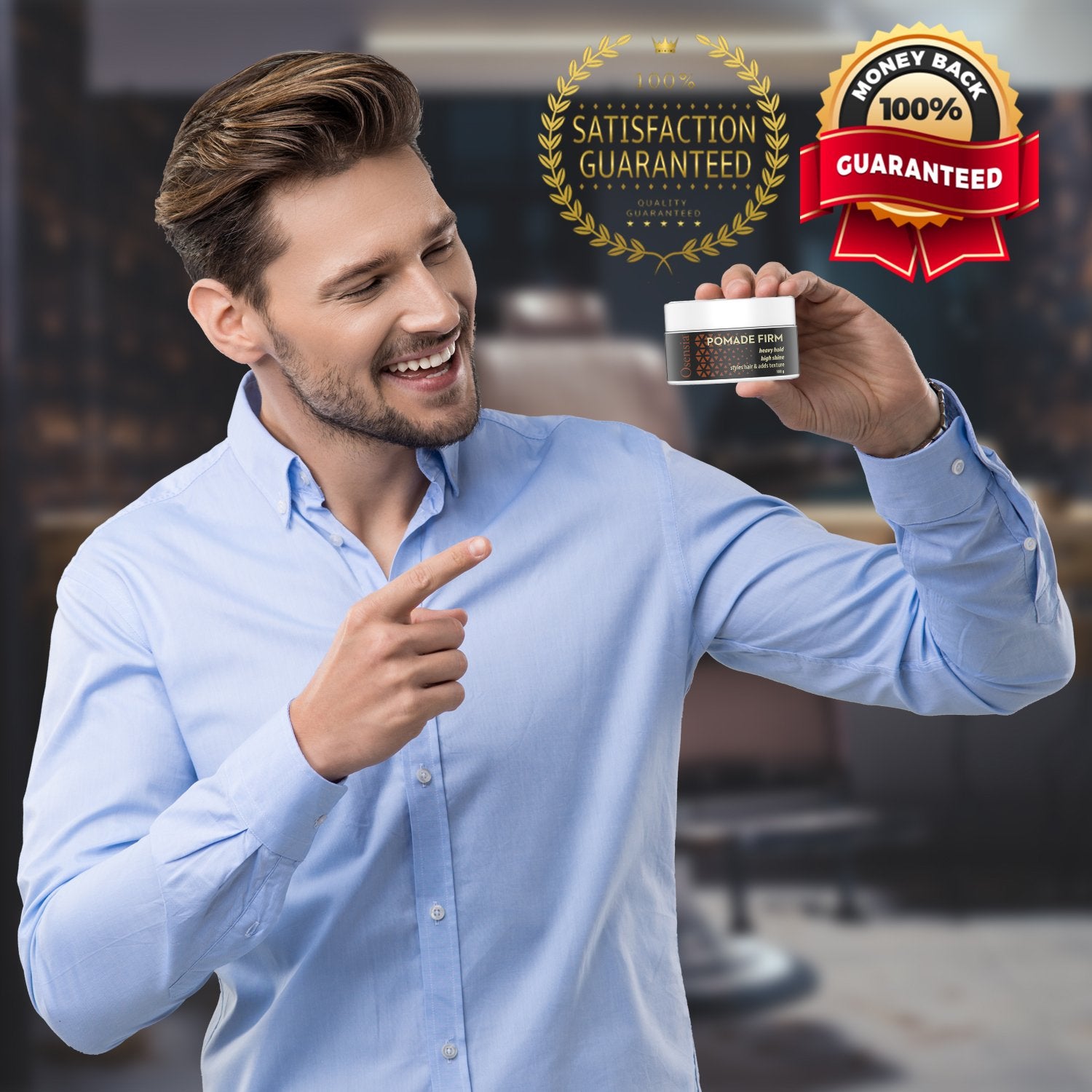 Pomade Firm Strong Hold 3.4oz