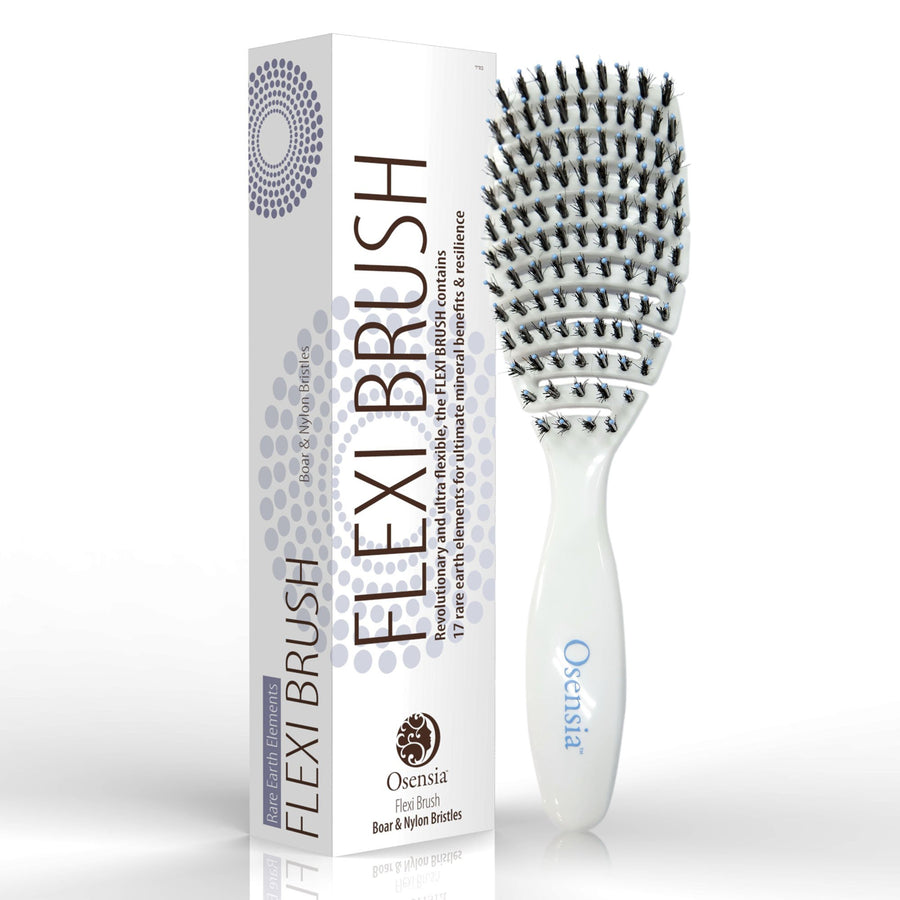 Flexi Hair Brush (Boar + Nylon Bristles)