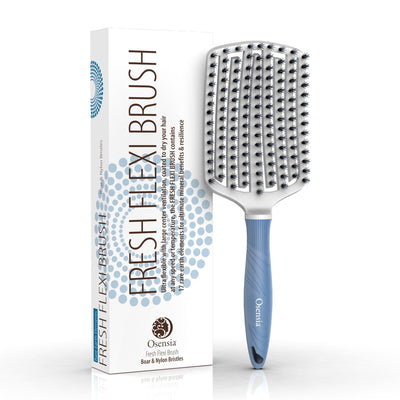 Large Flexi Detangling Brush - Boar +Nylon Bristles