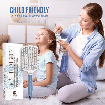 Large Flexi Detangling Brush - Nylon Bristles