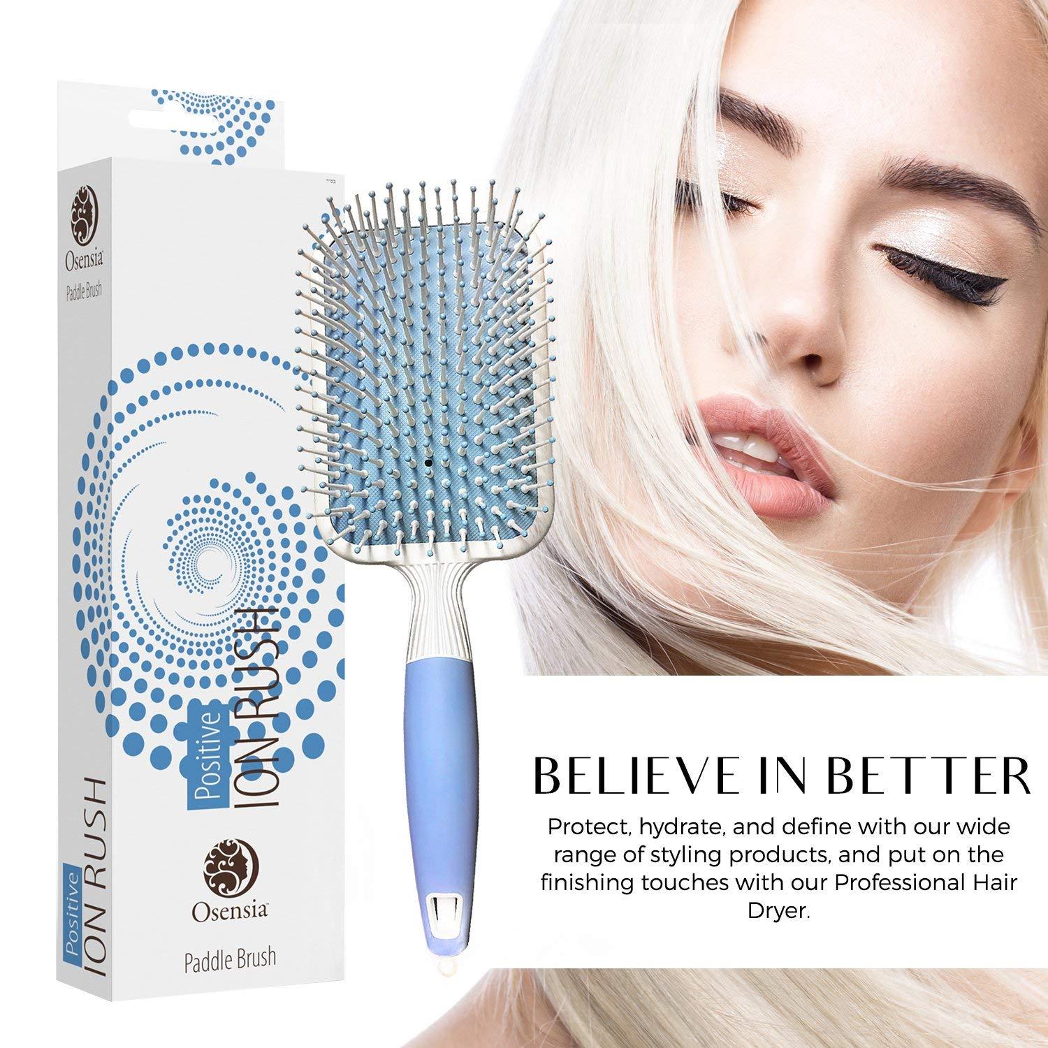 Soft Bristle Paddle Brush for Hair
