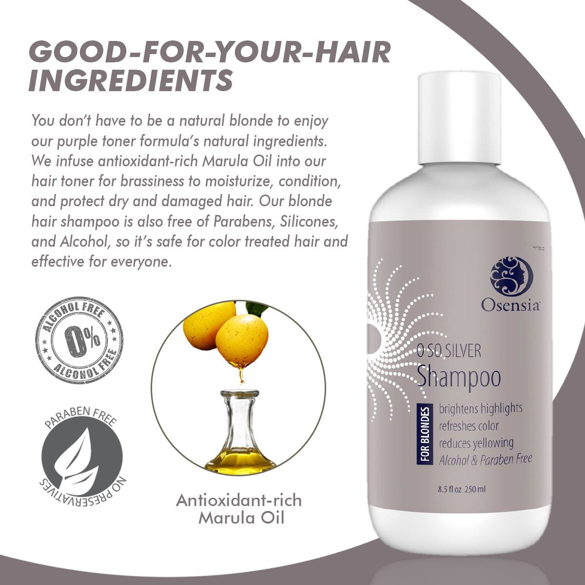 O so Silver Shampoo 250ml