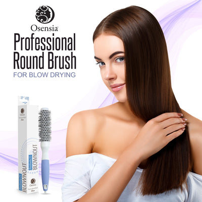 Ionic Ceramic Round Brush for Blow Drying – Extra Small (1 Inch/ 25mm)