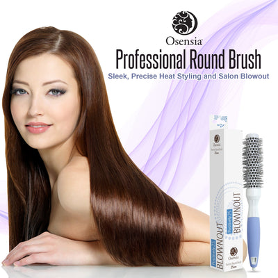 Ionic Ceramic Round Brush for Blow Drying – Extra Small (1 Inch/ 25mm)