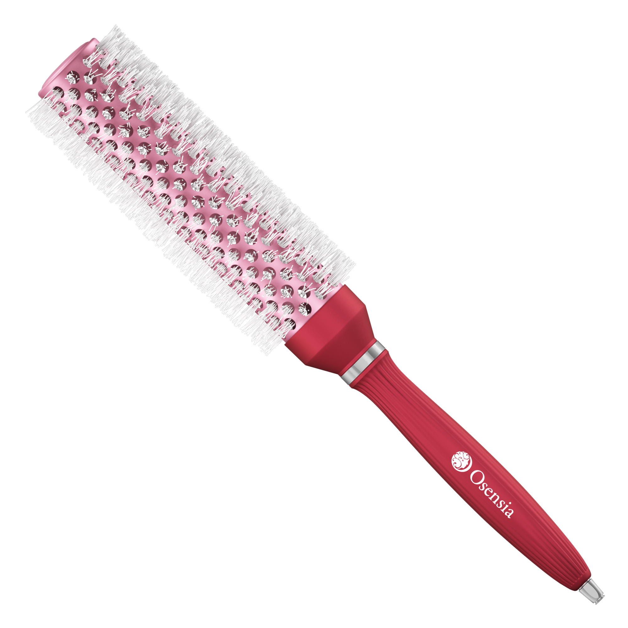 Long Ionic Ceramic Round Brush for Blow Drying - (1.3 Inch/ 33mm)
