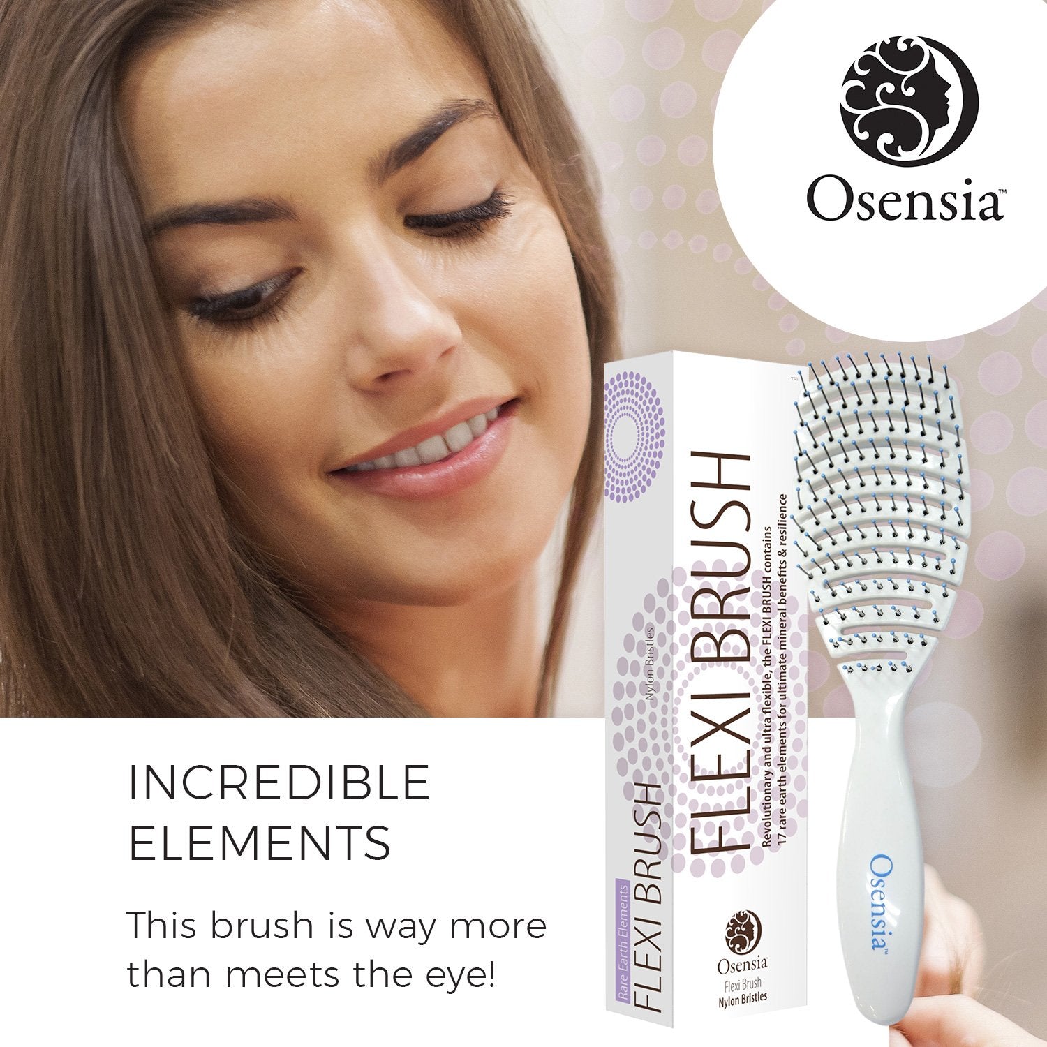 Flexi Hair Brush (Nylon Bristles)